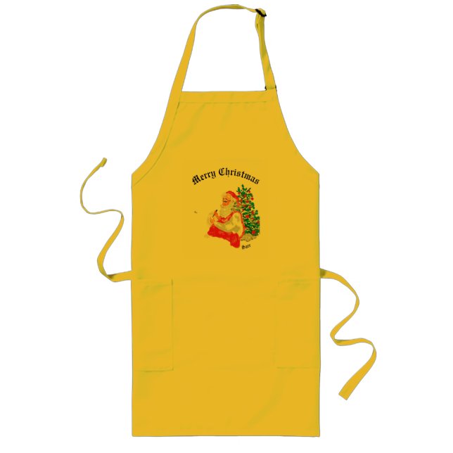 Avental Longo Natal Apron: Feliz Natal (Frente)