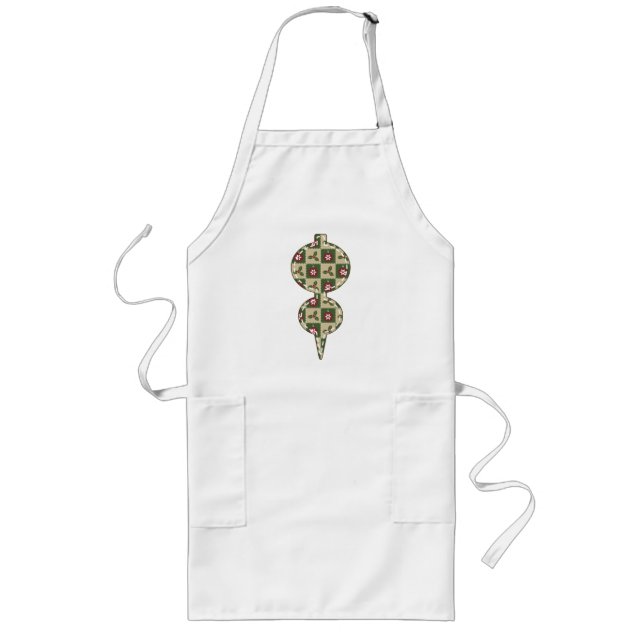 Avental Longo Natal Quilt Apron (Frente)