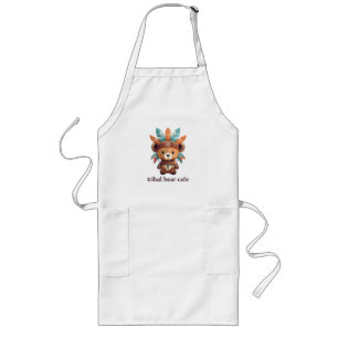 Avental Longo Native American Bear