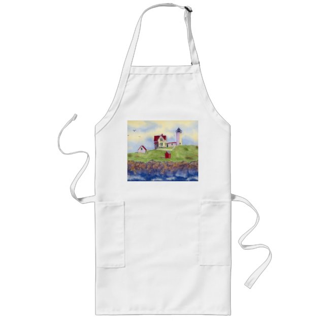 Avental Longo Nubble Lighthouse Apron, Kitchen Apron Nubble (Frente)