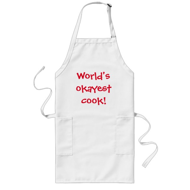 Avental Longo Okayest Cook Apron (Frente)