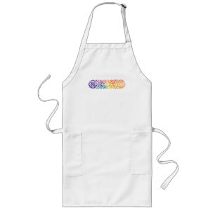 Avental Longo Orgulho Arco-Íris da Janela Gótica