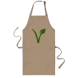 Avental Longo orgulho do vegetariano, vegetariano, vegetarianos,