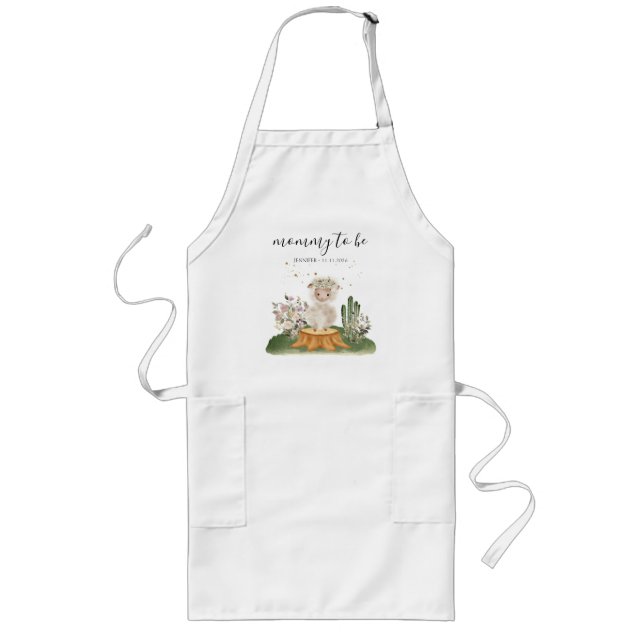 Avental Longo Ovelha da Floresta sendo Mãe (Frente)