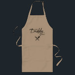 Avental Longo "Pai Chef" - BEN, script etch Standard Apron<br><div class="desc">Design para o nosso próprio pai que adora churrascar para nós,  "Pai Chef" é um termo que usamos em casa. Dê seu próprio "Pai Chef" com este avental divertido e moderno. Disponível em outras cores. Presente de dia de os pais excelente.</div>