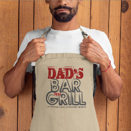 Avental Longo Pai e Grill Apron