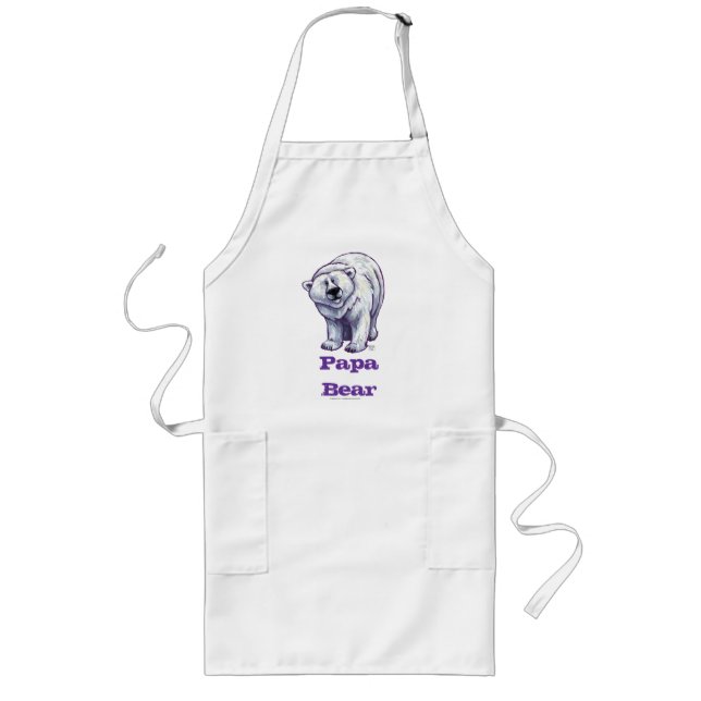 Avental Longo Papa Urso Polar Apron (Frente)