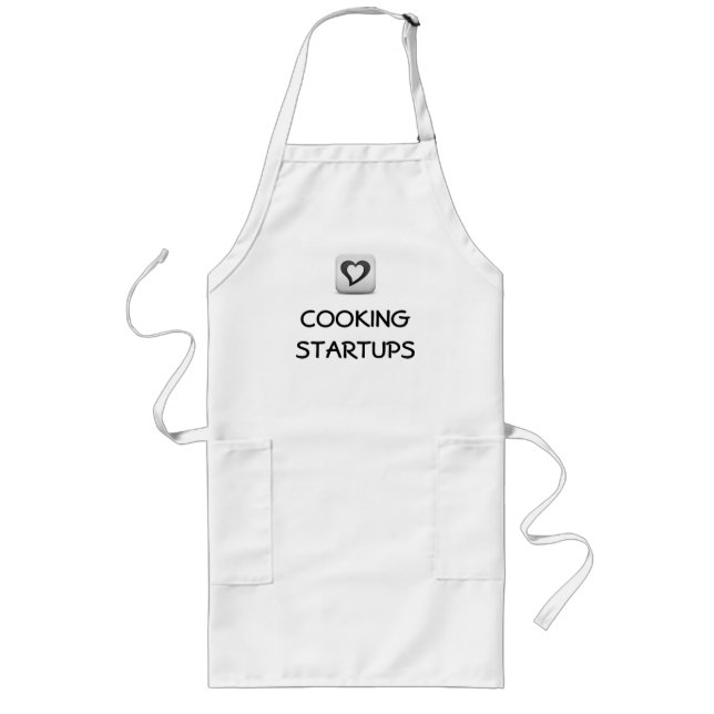 Avental Longo Partidas do cozinhar do amor (Frente)