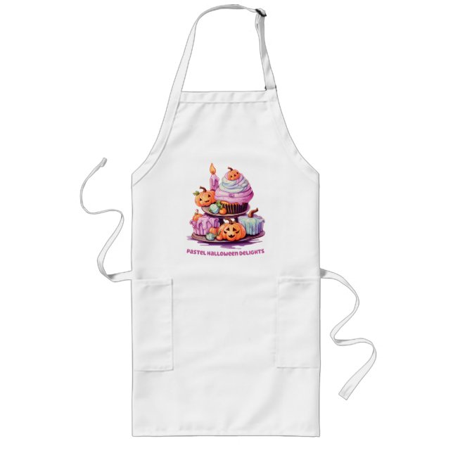 Avental Longo Pastel Halloween Delights (Frente)