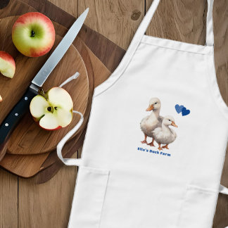 Avental Longo Patos - Cozinha Fazenda - Bib Apron