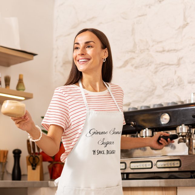 Avental Longo ・ Personalizada Dê-Me Algum Açúcar (Criador carregado)