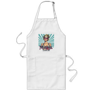 Avental Longo Personalizado Retro Mama Pop Art (7)
