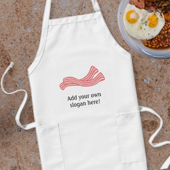 Avental Longo Personalizar este gráfico de Rashers de Bacon (Criador carregado)