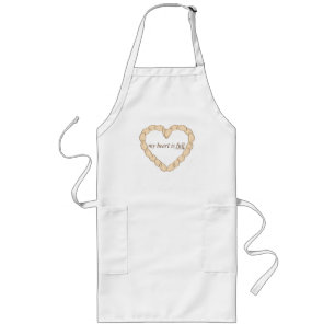 Avental Longo Pierogi Heart Apron