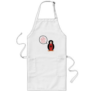 Avental Longo Pinguim Sra. Personalizado Albânia