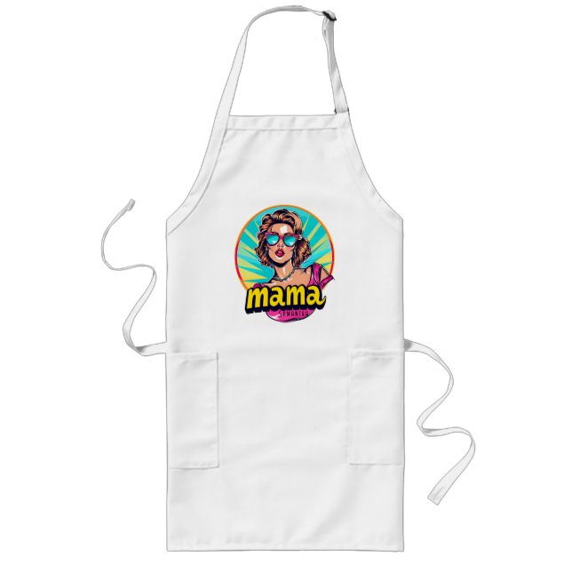 Avental Longo Pop da Mãe Personalizada (3) (Frente)
