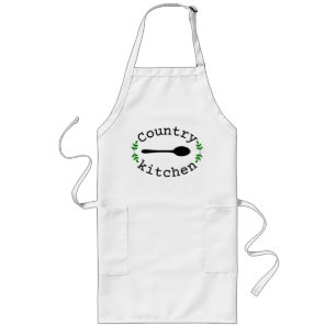Avental Longo Presente de Cozinha Caseira Country