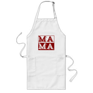 AVENTAL LONGO PRESENTE DE DIA DE AS MÃES MAMA TYPOGRAPHY