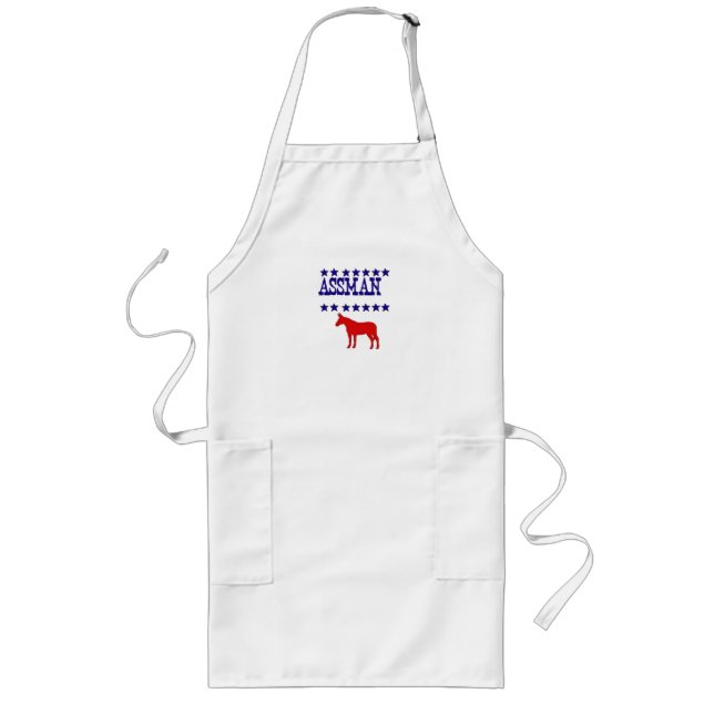 Avental Longo Presentes De churrasco Para Ele Gritando Apron Par (Frente)
