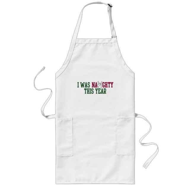 Avental Longo Presentes De churrasco Para Ele Gritando Apron Par (Frente)