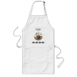 Avental Longo Produtos Personalizados de Café Costeiro Vintage