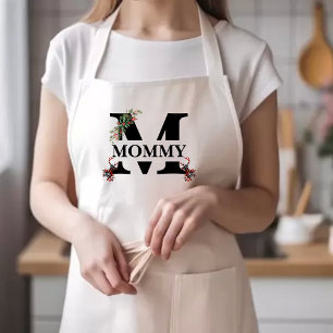 Avental Longo Pron de Natal Personalizado Cartas personalizada