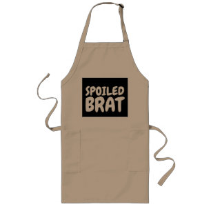 Avental Longo Prons de cozinha de esposa do BRAT