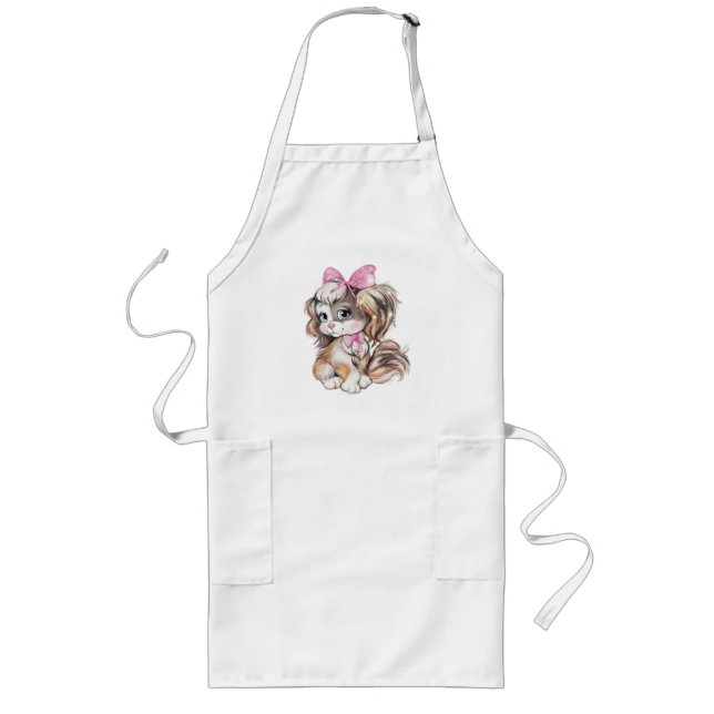 Avental Longo Puppy Long Apron (Frente)