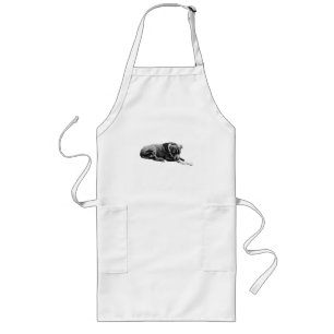 Avental Longo Quiet Kitchen Dog Apron