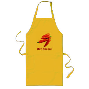 Avental Longo Red Hot Chili Peppers