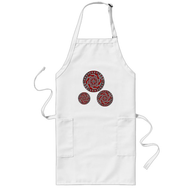Avental Longo Red Machinery Apron (Frente)