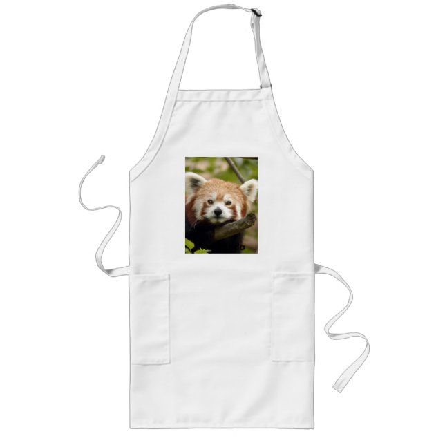 Avental Longo red-panda-004, panda vermelha (Frente)