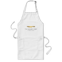 Restaurante de cozinha do logotipo do Chef Dourado