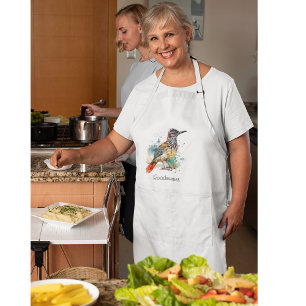 Avental Longo Roadronizador em aquarela vibrante