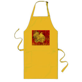 Avental Longo Rooster Apron