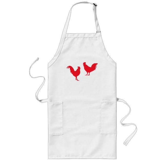 Avental Longo Roosters Apron (Frente)