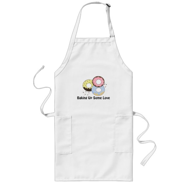 Avental Longo Rosquinhas deliciosas com declarações (Frente)