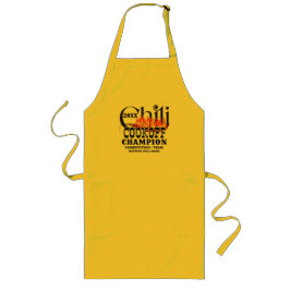 Avental Longo Rustic Chili Cook Off Team Campeão Vencedor do Con