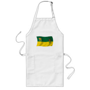 Avental Longo Saskatchewan Flag Apron
