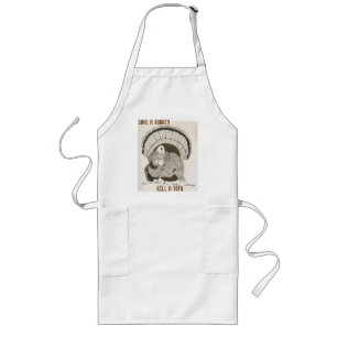 Avental Longo "Save A Turkey Matar A Tofu" Apron