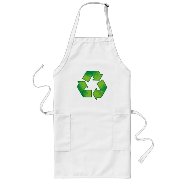 Avental Longo Símbolo de reciclagem (Frente)