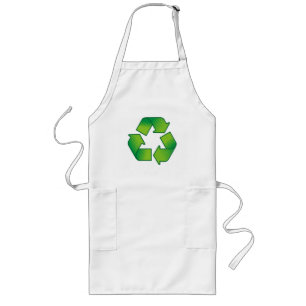 Avental Longo Símbolo do reciclagem