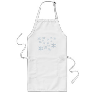 Avental Longo Snowflakes Apron