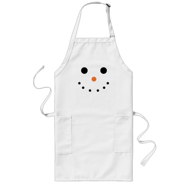 Avental Longo Snowman Apron (Frente)