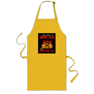 Avental Longo Só Quero Beber Cerveja E Fumar Carne Apro