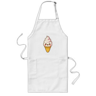 Avental Longo Sorvete Kawaii doce