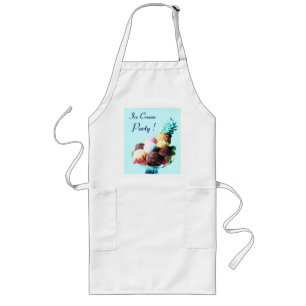 Avental Longo SORVETE PARTY, COMPRO DESERTO, azul