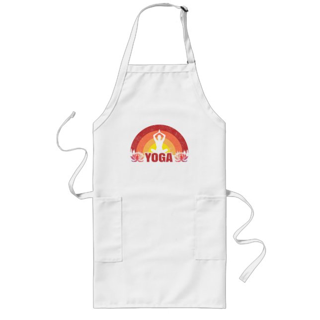 Avental Longo Sunshine Yoga Yogi Lotus Flower (Frente)