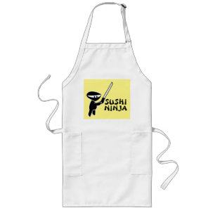 Avental Longo SUSHI NINJA Kitchen Aprons