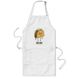 Avental Longo Tac-Out Humor – Piada de Taco Exausto Engraçada